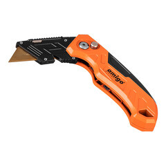 Нож строительный Amigo 20 мм с трапециевидным выдвижным лезвием двухкомпонентный корпус - фото 3