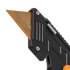 Нож строительный Amigo 20 мм с трапециевидным выдвижным лезвием двухкомпонентный корпус - фото 2