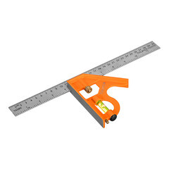 Угольник строительный Truper 300 мм с уровнем стальной - фото 3