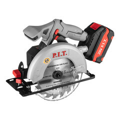 Изображение товара Пила дисковая аккумуляторная P.I.T. One Power 20 В 4Ач Li-Ion d165 мм с АКБ и ЗУ (PKS20H-165A/1)
