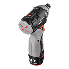 Винтоверт ударный аккумуляторный бесщеточный P.I.T. PSD12K-120A/2 12 В 2 Ач Li-Ion 2 АКБ и ЗУ - фото 5