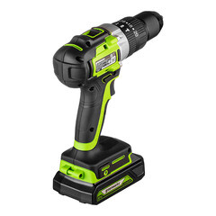 Дрель-шуруповерт ударная аккумуляторная бесщеточная Greenworks GD24DD60 24 В 2 Ач Li-Ion 1 АКБ и ЗУ (3704107UA) - фото 5