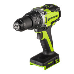 Дрель-шуруповерт ударная аккумуляторная бесщеточная Greenworks GD24DD140 24 В без АКБ и ЗУ (3707607) - фото 6