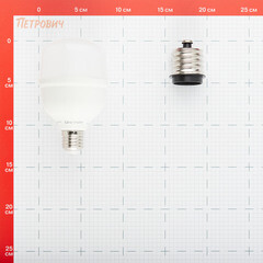 Лампа светодиодная Онлайт Е27/Е40 4000К 40 Вт 3200 Лм 176-264 В цилиндр матовая - фото 2