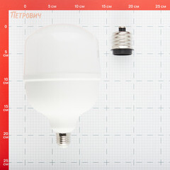 Лампа светодиодная Онлайт Е27/Е40 6500К 90 Вт 6750 Лм 176-264 В цилиндр матовая - фото 2