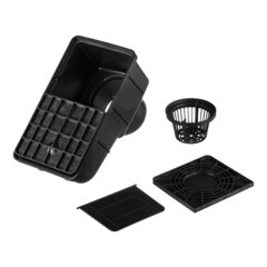 Трап вертикальный DN110 для пешеходных зон пластиковый 300х166х200 мм Gidrolica (28136) - фото 9