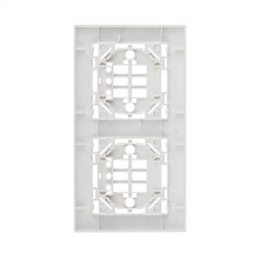 Рамка EKF Минск двухместная белая (ERM-G-302-10) - фото 3