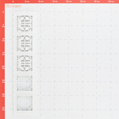 Рамка EKF Минск пятиместная белая (ERM-G-305-10) - фото 2