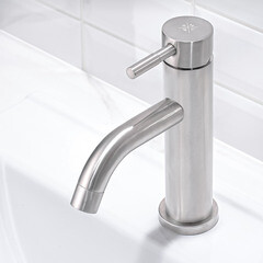 Смеситель для раковины РМС Sus однорычажный сталь (SUS128-001F) - фото 4