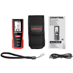 Дальномер лазерный Condtrol Vector 80 80 м Bluetooth (1-4-099) - фото 4