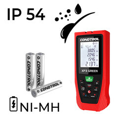 Дальномер лазерный Condtrol XP3 Green 120 м зелёный луч (1-4-107) - фото 3