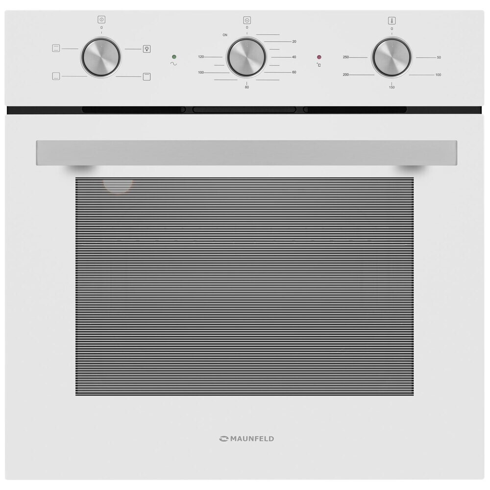 

Духовой шкаф электрический встраиваемый Maunfeld AEOC6040W 595 мм белый (КА-00021356)