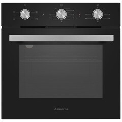 Духовой шкаф электрический встраиваемый Maunfeld AEOC6040B 595 мм черный