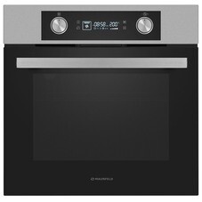 Духовой шкаф электрический встраиваемый Maunfeld AEOH6062S 595 мм серебро