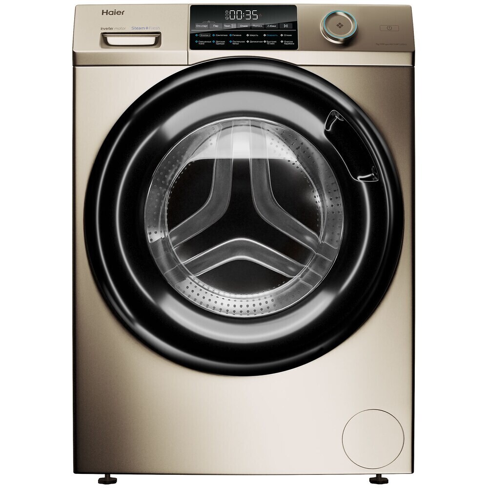 

Стиральная машина Haier HW70-BP12959G золотистая, Черный;бежевый