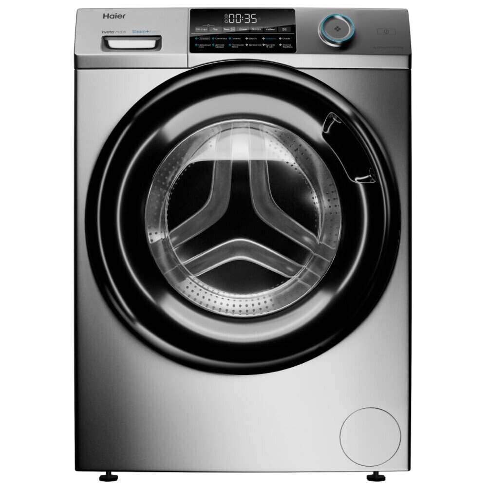 

Стиральная машина Haier HW70-BP12959AS серебристая, Серый;черный
