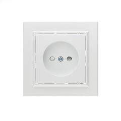 Изображение товара Розетка EKF Минск встраиваемая белая со шторками (ERR10-022-100)