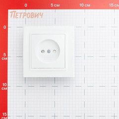 Розетка EKF Минск встраиваемая белая со шторками (ERR10-022-100) - фото 2