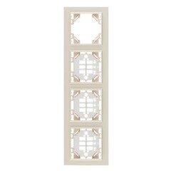 Изображение товара Рамка EKF Минск четырехместная бежевая (ERM-G-304-20)