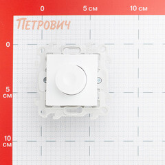 Диммер Simon 24 Harmonie встраиваемый белый проходной (2412313-030) - фото 2