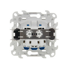 Розетка Simon 24 Harmonie встраиваемая белая (2420434-030) - фото 3