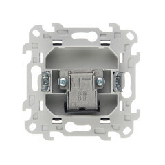 Розетка телевизионная Simon 24 Harmonie встраиваемая графит TV (2410475-038) - фото 3