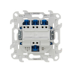 Выключатель Simon 24 Harmonie трехклавишный встраиваемый алюминий (2450391-033) - фото 3