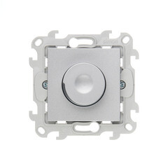 Диммер Simon 24 Harmonie встраиваемый алюминий проходной (2412313-033) - фото 1