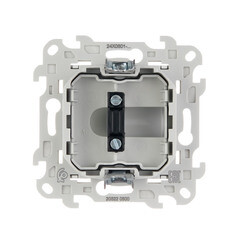 Вывод кабеля Simon 24 Harmonie встраиваемый алюминий (2410801-033) - фото 3