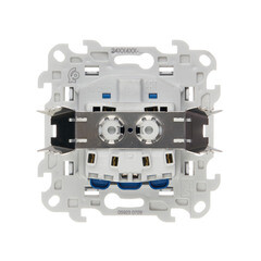 Розетка Simon 24 Harmonie встраиваемая алюминий (2420434-033) - фото 3