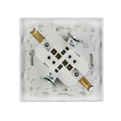 Розетка Simon 24 Harmonie встраиваемая алюминий (2450459-033) - фото 3