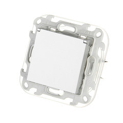 Розетка Simon 24 Harmonie встраиваемая алюминий с крышкой (2420448-033) - фото 4