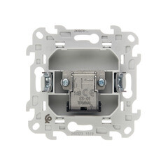 Розетка телевизионная Simon 24 Harmonie встраиваемая алюминий TV (2450476-033) - фото 3