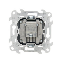 Розетка телевизионная Simon 24 Harmonie встраиваемая алюминий TV/ SAT (2410485-033) - фото 3