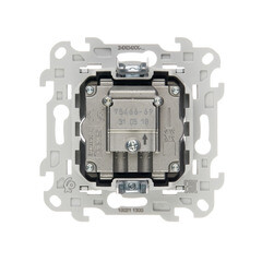 Розетка телевизионная Simon 24 Harmonie встраиваемая алюминий TV/ SAT (2410487-033) - фото 3