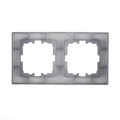 Рамка Lezard Vesna двухместная графит (742-3400-152) - фото 3