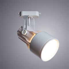 Трековый светильник однофазный Arte Lamp Lyra 40 Вт E27 2 кв.м белый (A6252PL-1WH) - фото 5