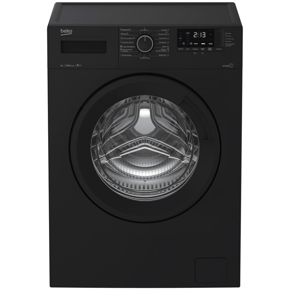 

Стиральная машина Beko WSRE6512ZAA антрацит, Черный
