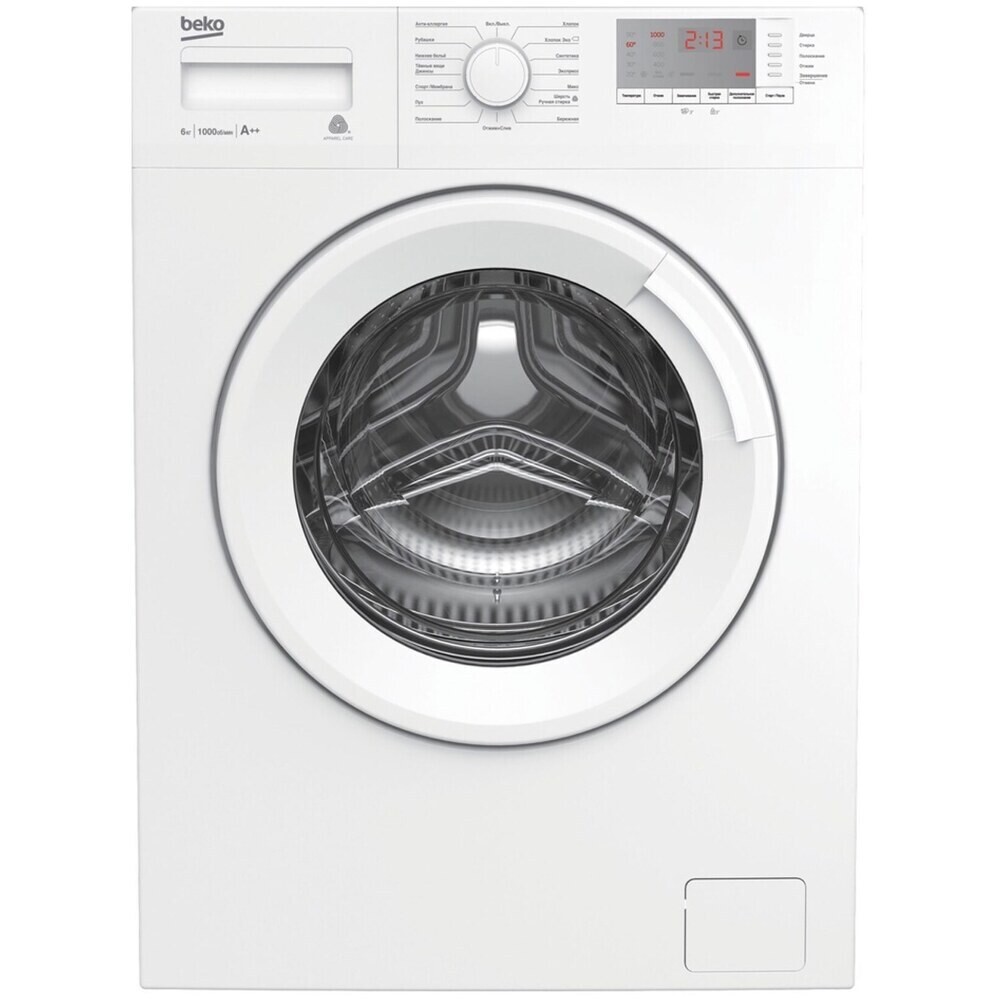 

Стиральная машина Beko WRE6512BWW белая, Белый