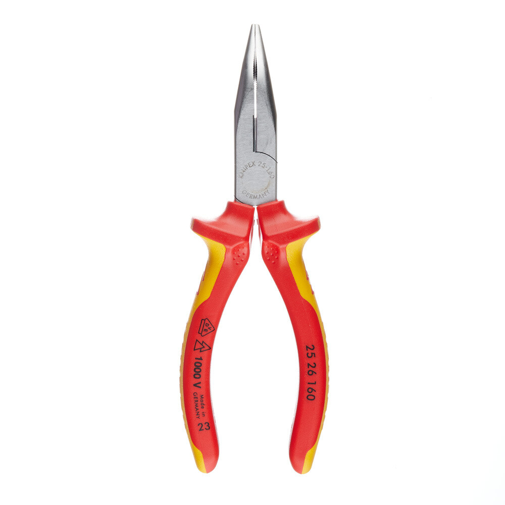 Круглогубцы с режущими кромками Knipex (KN-2526160) 165 мм