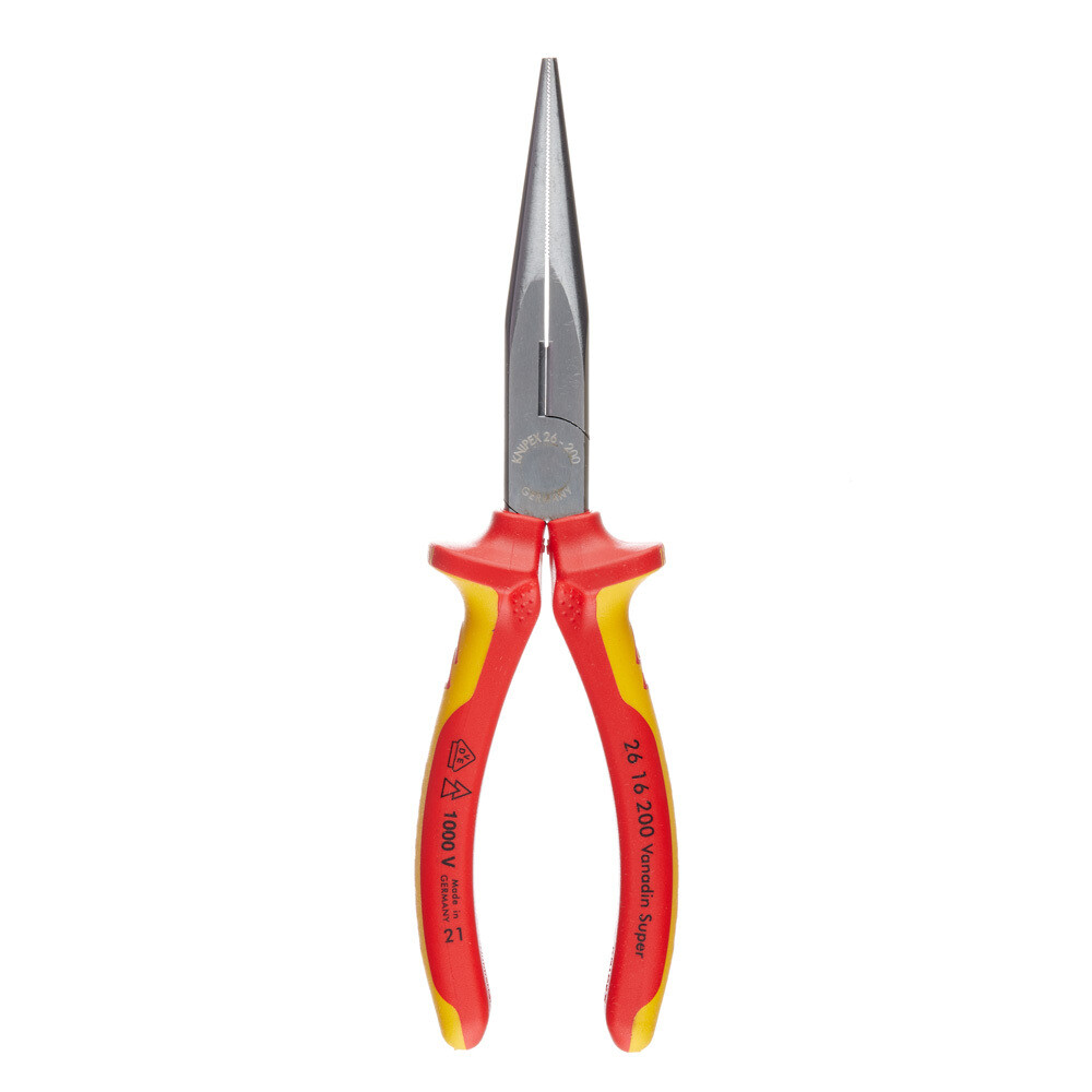 Круглогубцы с режущими кромками Knipex (KN-2616200) 200 мм