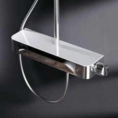 Душевая система AM.PM Func с верхним душем с лейкой с изливом хром (F078F700) - фото 10