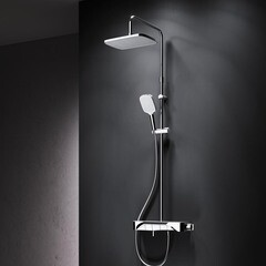 Душевая система AM.PM Func с верхним душем с лейкой с изливом хром (F078F700) - фото 12