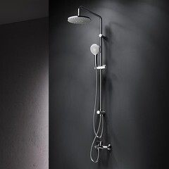 Душевая система AM.PM Gem с верхним душем с лейкой с изливом хром (F40890A14) - фото 12