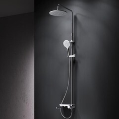 Душевая система AM.PM Like с верхним душем с лейкой с изливом хром (F0780700) - фото 11