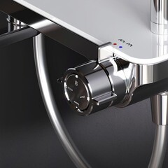 Душевая система AM.PM Like с верхним душем с лейкой с изливом хром (F0780700) - фото 8