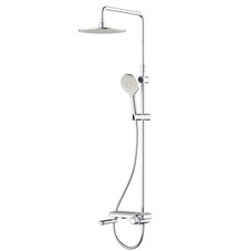 Душевая система AM.PM Like с верхним душем с лейкой с изливом хром (F0780700)