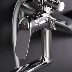 Душевая система AM.PM Sunny с верхним душем с лейкой с изливом хром (F0785C900) - фото 9