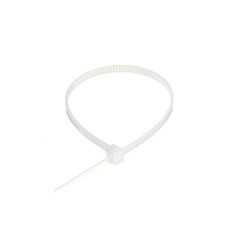 Стяжка кабельная КМ 150х2,5 мм нейлоновая белая (100 шт.) (ЦБ-00020776) - фото 2