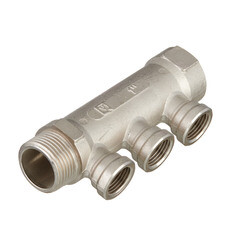 Коллектор Valtec 1 ВР(г) х 3 выхода 1/2 ВР(г) х 1 НР(ш) (VTc.550.N.0603) - фото 1